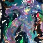 Mostro del Festival, by Mengu, acrylics on cardboard, 2022